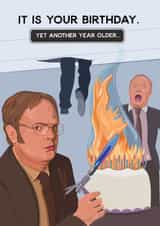 Funny Birthday Card - The Office created by Helen Rodgers