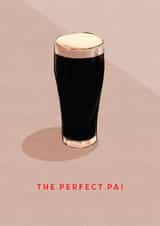 Classic Father's Day Card - Perfect Pa - Guinness created by @doublepea_designs