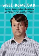 Peep Show Father's Day Card - Mark Corrigan - Successfully Remained My Father created by AbiGoLucky