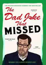 Funny Father's Day Card - Richard Osman - The Dad Joke That Missed created by Cards from Designers