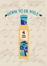 Born to be Mild birthday card created by two two one design