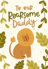 Cute Father's Day Card - Our Roarsome Daddy created by Abbie Imagine
