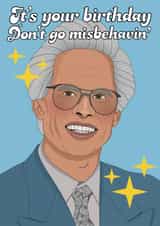 Funny Birthday Card - Baby Billy - The Righteous Gemstones created by Lizzy B Draws.