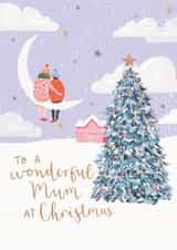 Classic Christmas Card - For Mum - Snow created by Louise Tiler