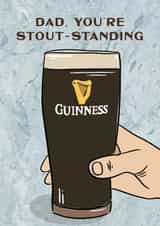 Classic Father's Day Card - Guinness created by Cindy Reynolds