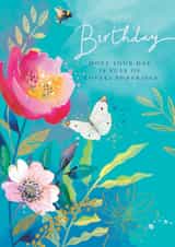 Pretty Birthday Card - Flowers - Lovely Surprises created by Ling Design