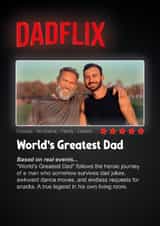 Personalised Father's Day Photo Card created by Heeby Jeeby's - Funny Father's Day Card - Dadflix - World's Greatest