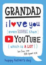 Funny Father's Day Card - For Grandad - YouTube created by la la la Designs