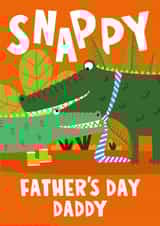 Cute Father's Day Card - For Daddy - Crocodile created by Lucy Maggie Designs