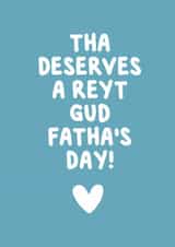 Fun Father's Day Card - A Reyt Yorkshire Fatha's Day created by @MarcoLooks
