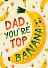 Cute Father's Day Card - Top Banana created by Mrs Best Paper Co.