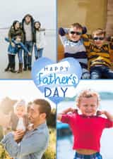 Personalised Father's Day Photo Card created by Spark and Wild - Classic Fathers Day  Card - Multi Photo Card