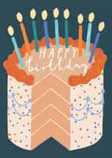 Classic Birthday Card - For Him - Birthday Cake created by Louise Tiler