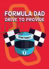 Funny Father's Day card - Formula 1 - Drive to Survive created by Spekle Studio