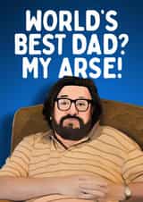 Funny Father's Day Card - Jim Royle - My Arse created by Mrs Best Paper Co.