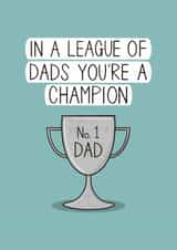 Classic Father's Day Card - Champion Dad created by Muses & May