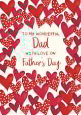 Classic Father's Day Card - Wonderful Dad created by The Boy and the Bear