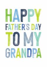Classic Father's Day Card - My Grandpa created by Studio 9