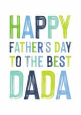 Classic Father's Day Card - Best Dada created by Studio 9