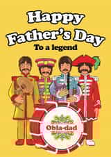 Classic Father's Day Card - The Beatles - Ob-La-Dad created by Foggish