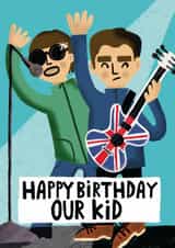 Fun Birthday Card - Our Kid - Oasis created by @AimeeStevens.Design