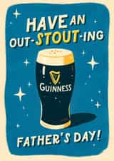 Classic Father's Day Card - Guinness created by Mrs Best Paper Co.