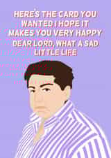 Come Dine With Me Funny Sad Little Life Jane Meme Card Funny Hunny created by Funny Hunny