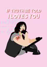 GAVINA DN STACEY VANESS NESSA I LOVES YOU CARD Funny Hunny created by Funny Hunny