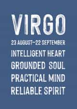 Classic Birthday Card - Virgo created by Studio 9