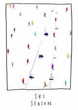 Ski Season! created by Becca Hall illustration