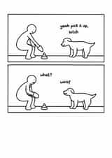 Funny Just Because Card - Poo - Dog created by Redback Cards