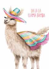Fun Birthday/Just Because Card - Llama - Llama Bamba created by Citrus Bunn