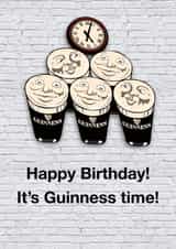 Classic Birthday Card - Guinness - Guinness Time created by Paul Jones