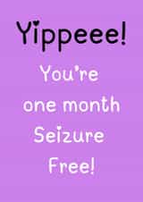 Heartfelt Congratulations Card - One Month Seizure Free created by Botch & Wibs