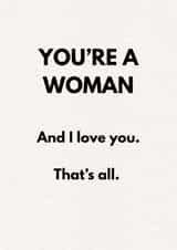 Heartfelt Thinking Of You Card - Affirmation - Trans Woman created by Matthew Curry