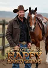 Funny Anniversary Card - Rip Wheeler - Yellowstone created by Shower Thoughts