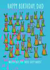 Funny Birthday Card - For Dad - Grey Hairs created by Great British Card Company