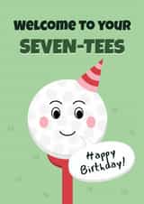 Cute Birthday Card - 70th - Golf created by Digital Waves