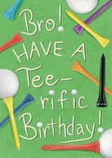 Classic Birthday Card - For Brother - Golf created by Big Heart Designs