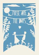 Classic Wedding/Anniversary Card - Holding Hands created by Cloud Cuckoo Design