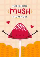 Cute Anniversary Card - Mushroom created by Joanne Hawker