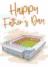 Football Father's Day Card - Blackpool FC - Stadium created by Moo & Snip