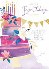 Classic Birthday Card - For Her - Birthday Cake created by Ling Design