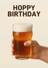 Hoppy Birthday Beer Card – Funny Pun Card for Beer Lovers and Birthdays created by Jack