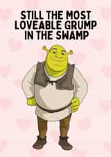 Funny Father's Day/Birthday Card - Shrek - Loveable Grump created by Sundiva Designs