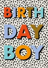 Bright and cheery birthday card for a birthday boy created by Hey Ves Designs