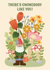 Cute Anniversary/Love & Friendship Card - Garden Gnome - Pun created by Milkbar Studio