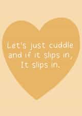 Funny Anniversary/Valentine's Day Card - If It Slips In created by Belly Flops 