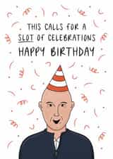 Liverpool FC Birthday Card - Arne Slot - Pun created by Muses & May