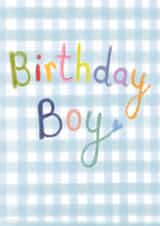 Classic Birthday Card - Birthday Boy created by Love Lucy Illustration